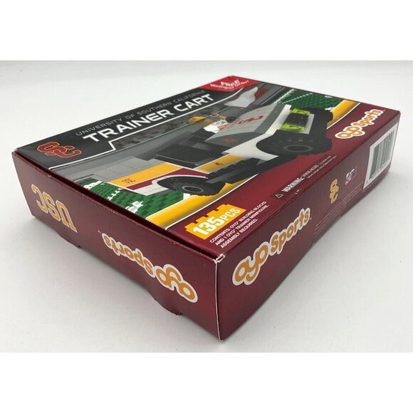 USC Trainer Cart Building Set 135 Pieces & Minifigure Oyo Sports Building Blocks - Picture 4 of 4